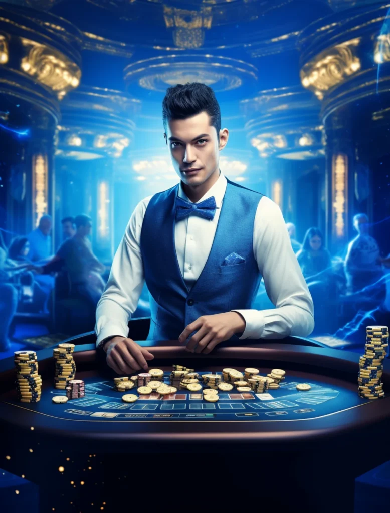 View dealer working casino
